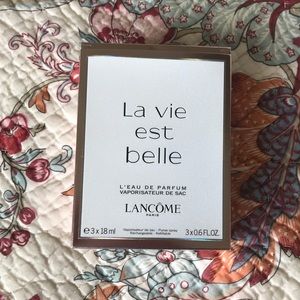 La Vie Est Belle purse spray.